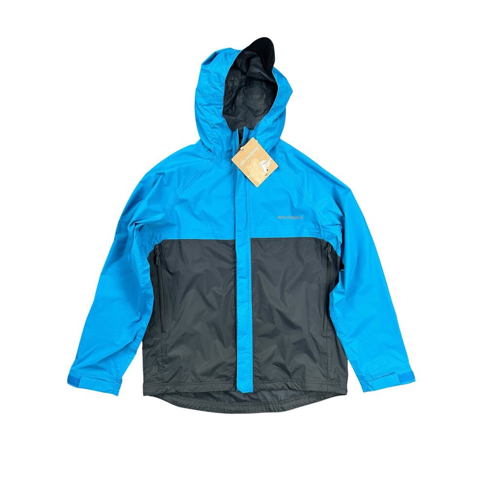 Grundens Trident Ripstop Hooded Jacket in Coastal Blue NWT — Size Medium
